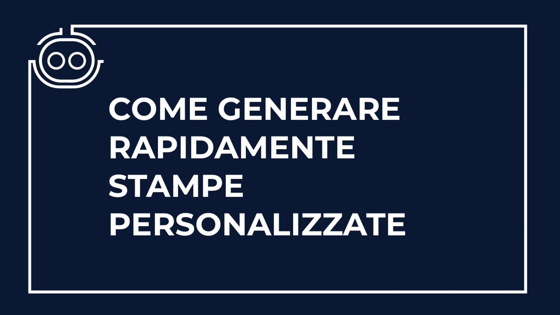 Stampe personalizzate