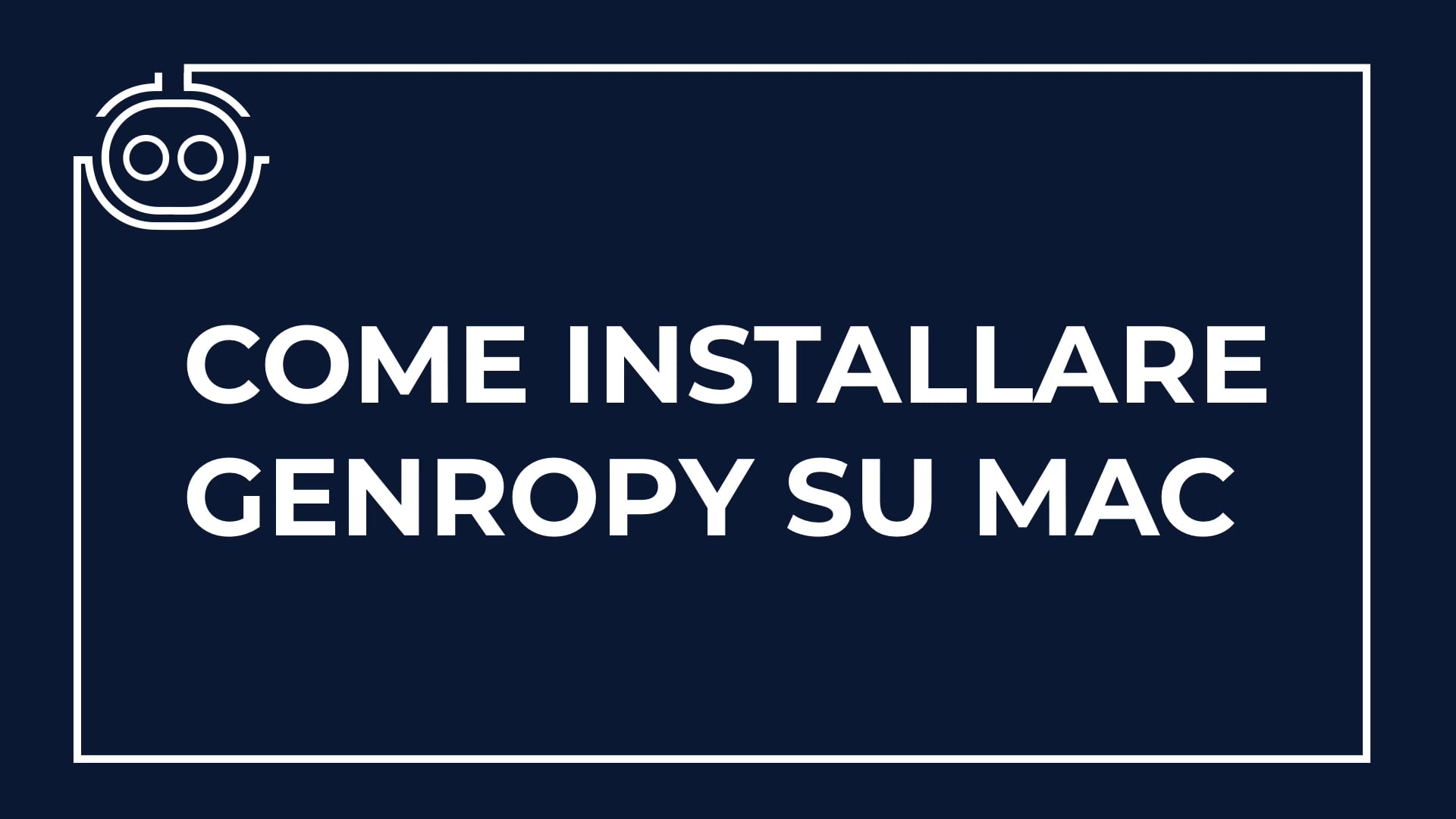 Installare Genropy su Mac