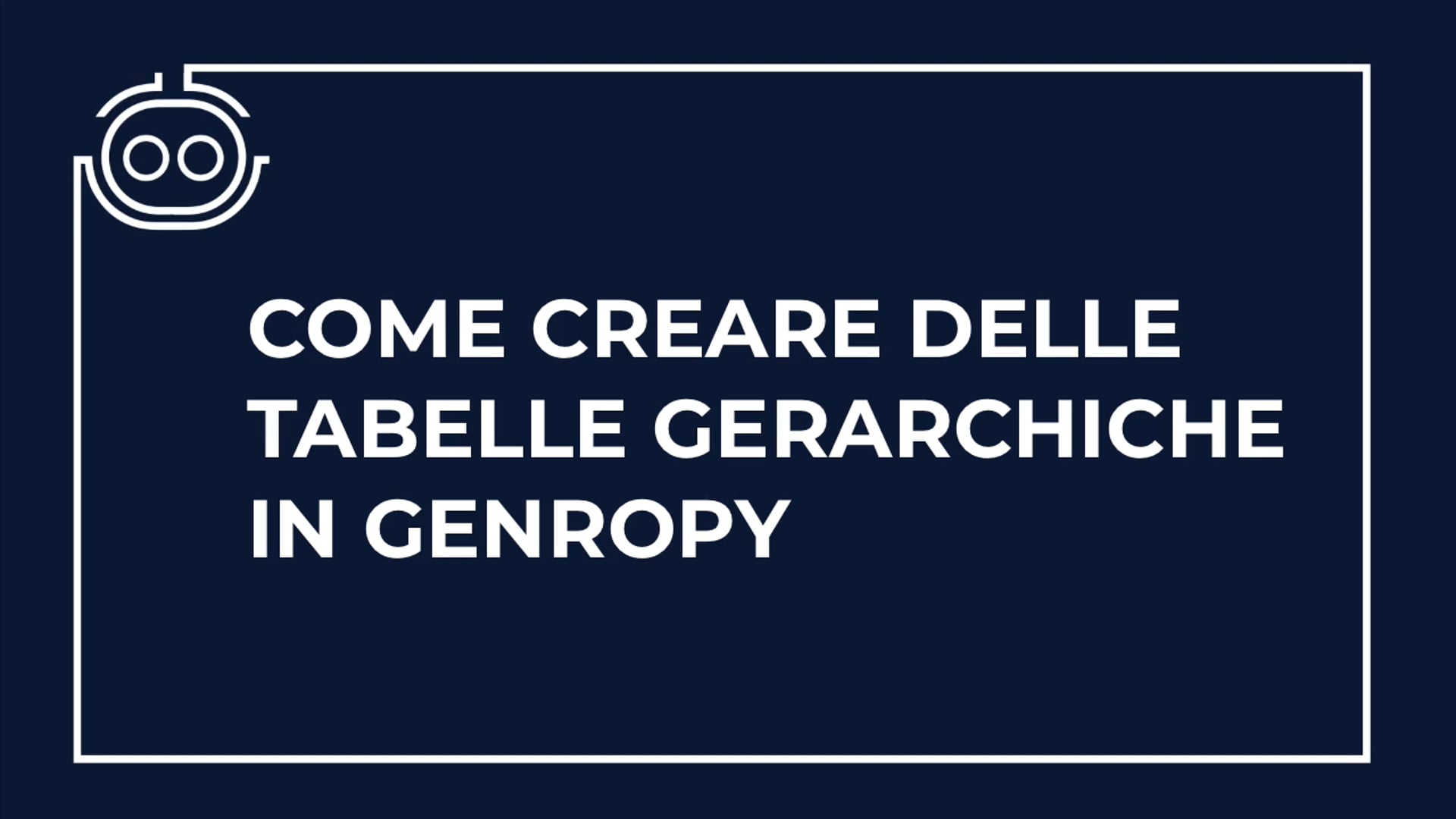 Le tabelle gerarchiche