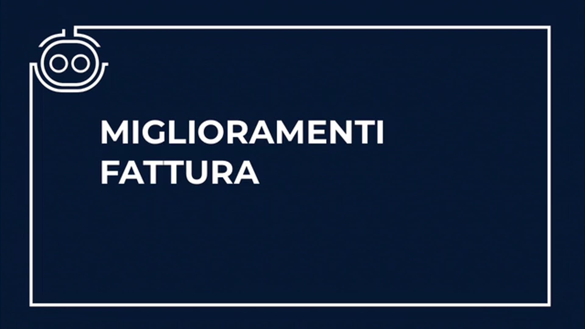 Migliorare la fattura