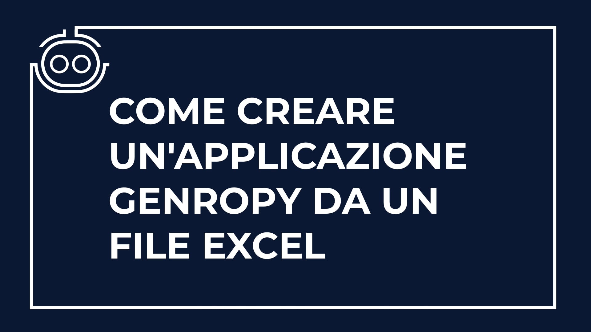 Da un file Excel alla web app
