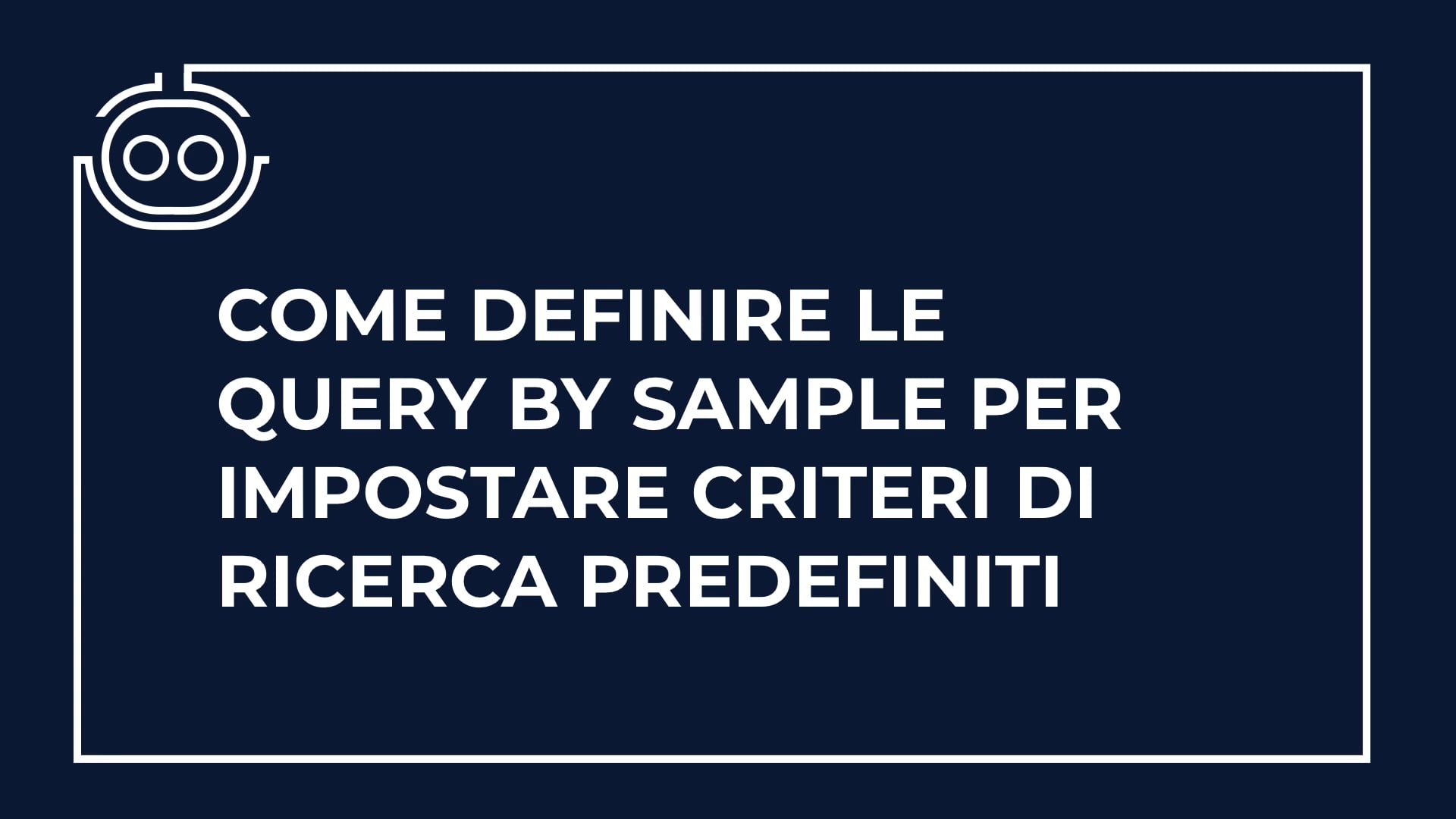 Le queryBySample