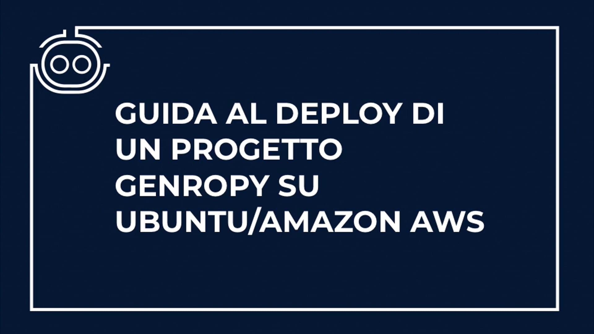 Il deploy su Ubuntu e AWS